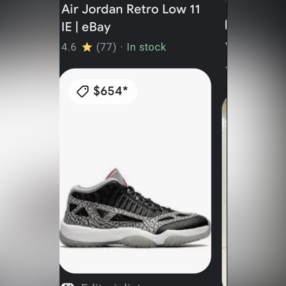 Jordan Black and Red Sneakers, send offers - Picture 3 of 8